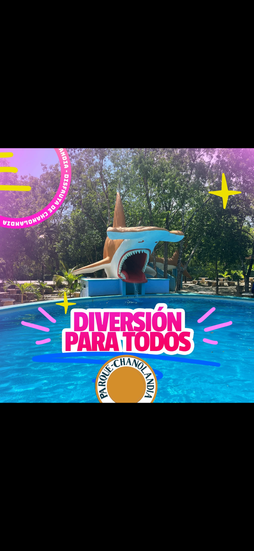 ¡Diversión para todos! - Tobogán tiburón