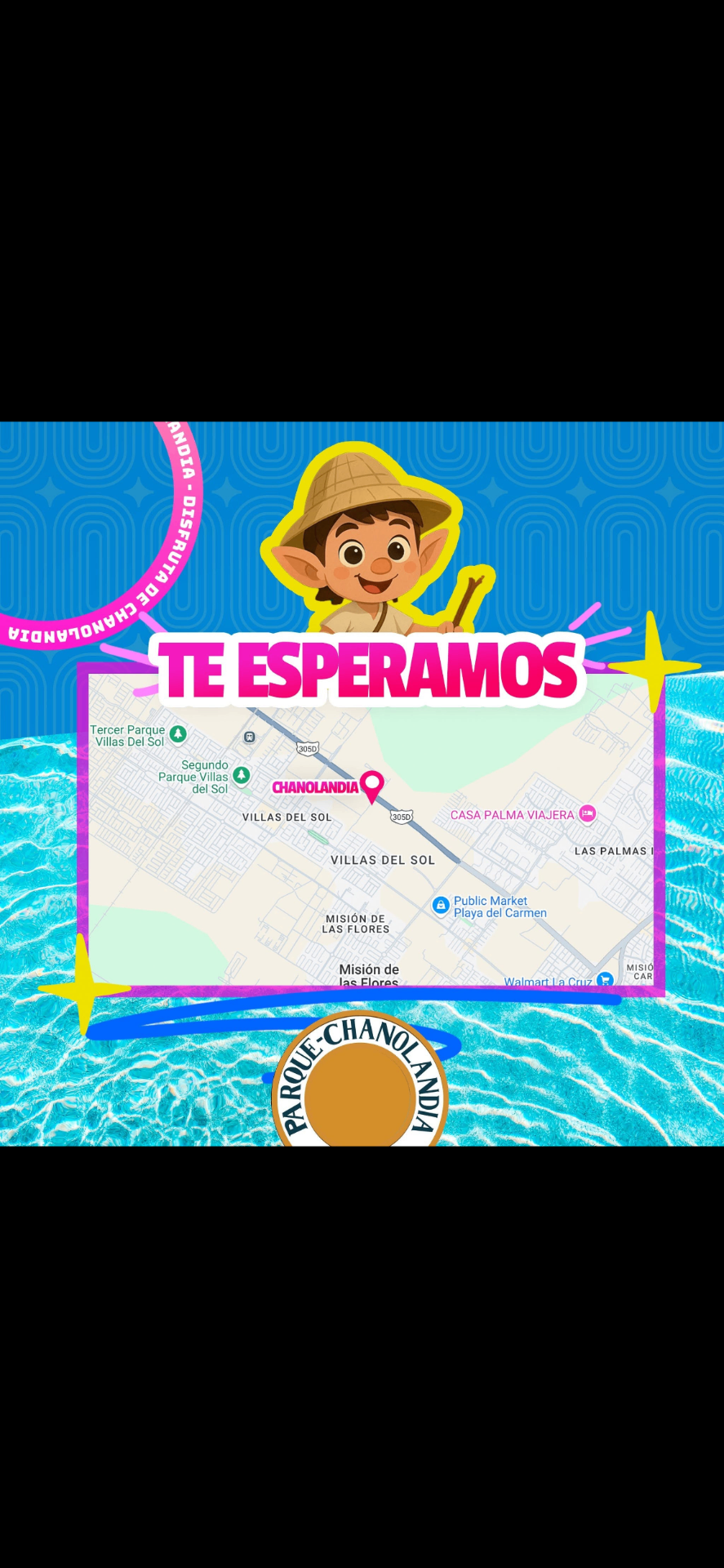 Mapa de ubicación — Te esperamos en Chanolandia